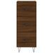 Buffet haut Chêne marron 34,5x34x180 cm Bois d'ingénierie - Photo n°6