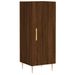 Buffet haut Chêne marron 34,5x34x180 cm Bois d'ingénierie - Photo n°7