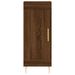 Buffet haut Chêne marron 34,5x34x180 cm Bois d'ingénierie - Photo n°8