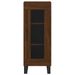 Buffet haut Chêne marron 34,5x34x180 cm Bois d'ingénierie - Photo n°8