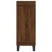 Buffet haut Chêne marron 34,5x34x180 cm Bois d'ingénierie - Photo n°8