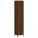 Buffet haut Chêne marron 34,5x34x180 cm Bois d'ingénierie - Photo n°1