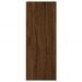 Buffet haut Chêne marron 34,5x34x180 cm Bois d'ingénierie - Photo n°6