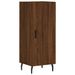 Buffet haut Chêne marron 34,5x34x180 cm Bois d'ingénierie - Photo n°7