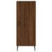 Buffet haut Chêne marron 34,5x34x180 cm Bois d'ingénierie - Photo n°8