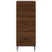 Buffet haut Chêne marron 34,5x34x180 cm Bois d'ingénierie - Photo n°6