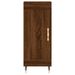 Buffet haut Chêne marron 34,5x34x180 cm Bois d'ingénierie - Photo n°8