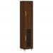 Buffet haut Chêne marron 34,5x34x180 cm Bois d'ingénierie - Photo n°1