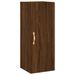 Buffet haut Chêne marron 34,5x34x180 cm Bois d'ingénierie - Photo n°5