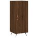 Buffet haut Chêne marron 34,5x34x180 cm Bois d'ingénierie - Photo n°5