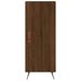 Buffet haut Chêne marron 34,5x34x180 cm Bois d'ingénierie - Photo n°6