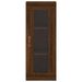 Buffet haut Chêne marron 34,5x34x180 cm Bois d'ingénierie - Photo n°8