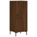 Buffet haut Chêne marron 34,5x34x180 cm Bois d'ingénierie - Photo n°7