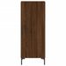 Buffet haut Chêne marron 34,5x34x180 cm Bois d'ingénierie - Photo n°8