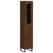 Buffet haut Chêne marron 34,5x34x180 cm Bois d'ingénierie - Photo n°1