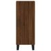 Buffet haut Chêne marron 34,5x34x180 cm Bois d'ingénierie - Photo n°8