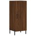 Buffet haut Chêne marron 34,5x34x180 cm Bois d'ingénierie - Photo n°7