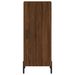 Buffet haut Chêne marron 34,5x34x180 cm Bois d'ingénierie - Photo n°8