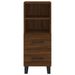 Buffet haut Chêne marron 34,5x34x180 cm Bois d'ingénierie - Photo n°6