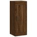 Buffet haut Chêne marron 34,5x34x180 cm Bois d'ingénierie - Photo n°8