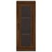 Buffet haut Chêne marron 34,5x34x180 cm Bois d'ingénierie - Photo n°8