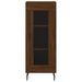 Buffet haut Chêne marron 34,5x34x180 cm Bois d'ingénierie - Photo n°8