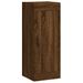 Buffet haut Chêne marron 34,5x34x180 cm Bois d'ingénierie - Photo n°8