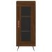 Buffet haut Chêne marron 34,5x34x180 cm Bois d'ingénierie - Photo n°8