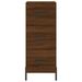 Buffet haut Chêne marron 34,5x34x180 cm Bois d'ingénierie - Photo n°6