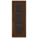 Buffet haut Chêne marron 34,5x34x180 cm Bois d'ingénierie - Photo n°8