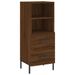 Buffet haut Chêne marron 34,5x34x180 cm Bois d'ingénierie - Photo n°5