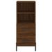 Buffet haut Chêne marron 34,5x34x180 cm Bois d'ingénierie - Photo n°6