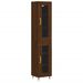 Buffet haut Chêne marron 34,5x34x180 cm Bois d'ingénierie - Photo n°1