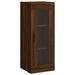 Buffet haut Chêne marron 34,5x34x180 cm Bois d'ingénierie - Photo n°5