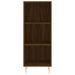 Buffet haut Chêne marron 34,5x34x180 cm Bois d'ingénierie - Photo n°8