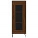 Buffet haut Chêne marron 34,5x34x180 cm Bois d'ingénierie - Photo n°6