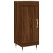 Buffet haut Chêne marron 34,5x34x180 cm Bois d'ingénierie - Photo n°7