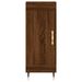 Buffet haut Chêne marron 34,5x34x180 cm Bois d'ingénierie - Photo n°8