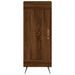 Buffet haut Chêne marron 34,5x34x180 cm Bois d'ingénierie - Photo n°5