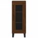 Buffet haut Chêne marron 34,5x34x180 cm Bois d'ingénierie - Photo n°6