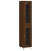 Buffet haut Chêne marron 34,5x34x180 cm Bois d'ingénierie - Photo n°1