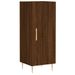 Buffet haut Chêne marron 34,5x34x180 cm Bois d'ingénierie - Photo n°7