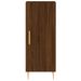 Buffet haut Chêne marron 34,5x34x180 cm Bois d'ingénierie - Photo n°8