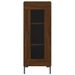 Buffet haut Chêne marron 34,5x34x180 cm Bois d'ingénierie - Photo n°8