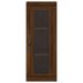 Buffet haut Chêne marron 34,5x34x180 cm Bois d'ingénierie - Photo n°8