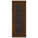 Buffet haut Chêne marron 34,5x34x180 cm Bois d'ingénierie - Photo n°8