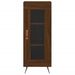 Buffet haut Chêne marron 34,5x34x180 cm Bois d'ingénierie - Photo n°6