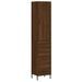 Buffet haut Chêne marron 34,5x34x180 cm Bois d'ingénierie - Photo n°1