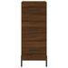 Buffet haut Chêne marron 34,5x34x180 cm Bois d'ingénierie - Photo n°6