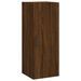 Buffet haut Chêne marron 34,5x34x180 cm Bois d'ingénierie - Photo n°7